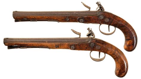 Pair Of Wogdon Flintlock Dueling Pistols Rock Island Auction
