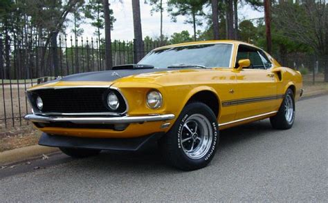 Special Yellow 1969 Mach 1 Russ Davis Performance Special Gas Ronda