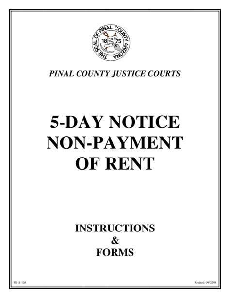 One who possesses equitable rights in property, usu. Arizona 5 Day Notice to Quit | LegalForms.org
