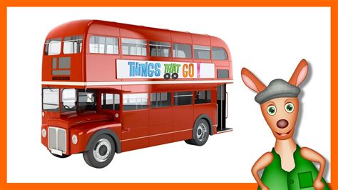 Double Decker Bus Buses For Kids Things That Go Tv Youtube