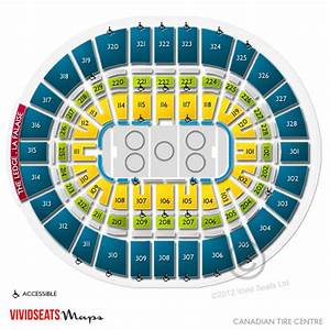 Canadian Tire Centre Tickets Canadian Tire Centre Seating Chart
