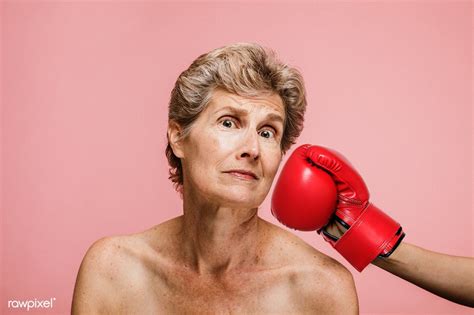 Senior Woman Getting Punched In The Face Premium Image By Rawpixel