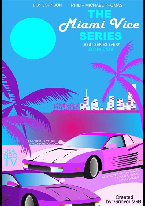 Miami Vice Poster By GrievousGB Deviantart Com On DeviantART Miami Vice Miami Posters Vice