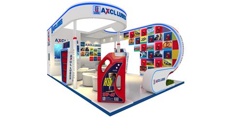 Axcl Lubes Exhibition Stand On Behance