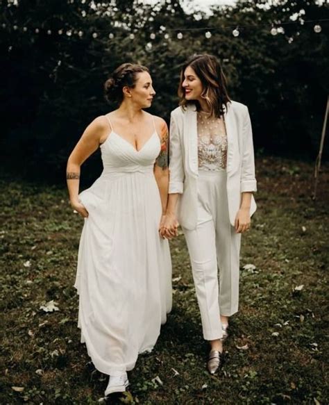 Same Sex Wedding Lesbian Wedding Wedding Attire Wedding Suits Dream Wedding Wedding Dresses