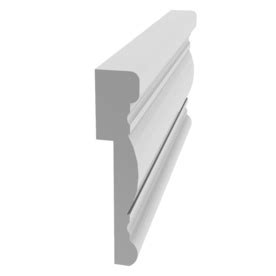 This chair rail molding can be our solution to get function and also decoration. Shop EverTrue Chair Rail Moulding at Lowes.com