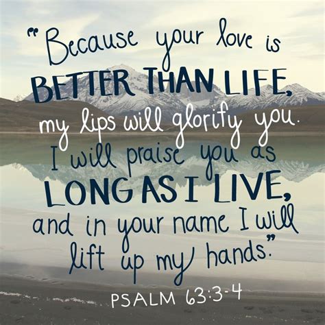 Verse Of The Week Psalm Because Your Love Is Better Than