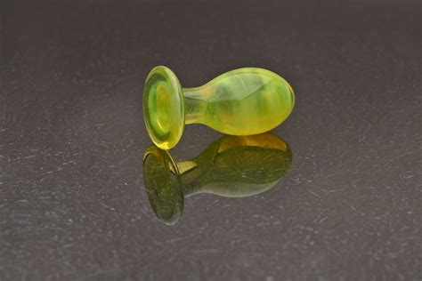 Glass Butt Plug Medium Vibrant Ectoplasm For Himher Anal Plug