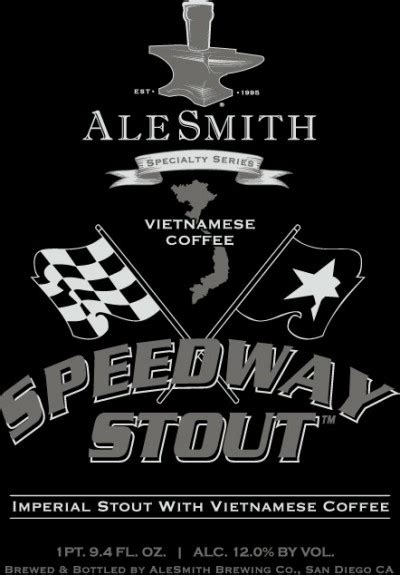 Alesmith Vietnamese And Barrel Aged Speedway Stout Reservations Begin