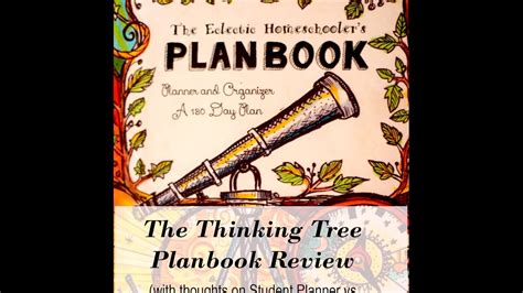 The Thinking Tree Planbook Review Youtube