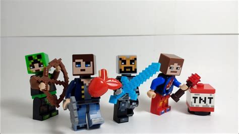 Lego Set Review Minecraft Skin Pack 1 Youtube