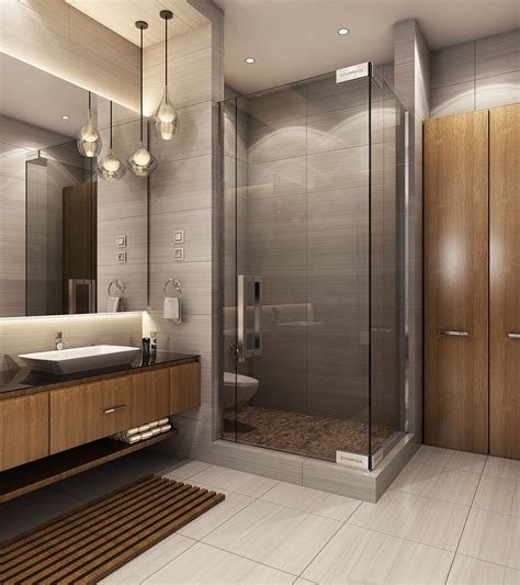 Modern Bathroom On Behance Bathroom Toiletbathroomdesign Modern