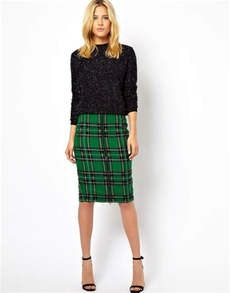 3 Amazing Plaid Skirt Ideas For Work During Autumn Fashion Plaid