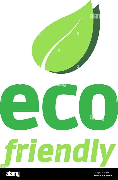 Eco Friendly Logo Stock Vector Image Art Alamy