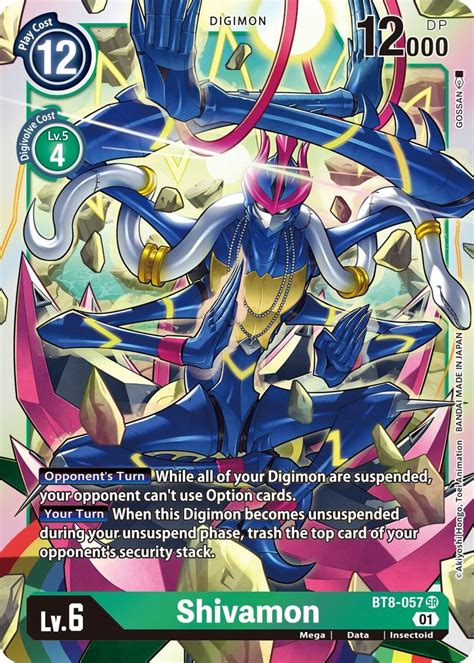 Shivamon New Awakening Digimon Card Game
