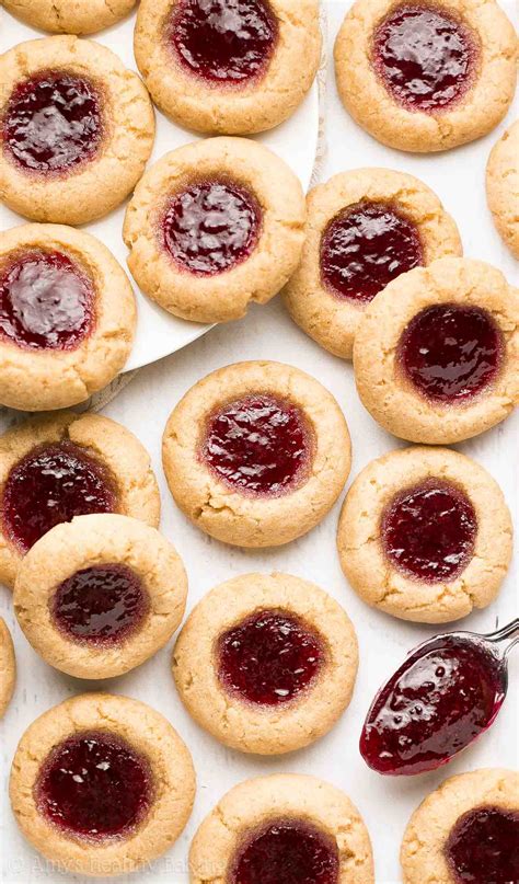 Healthy Thumbprint Cookies With A Step By Step Recipe Video Amys