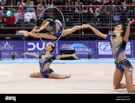 Team Italy Rhythmic Gymnastics Stock Photo Alamy