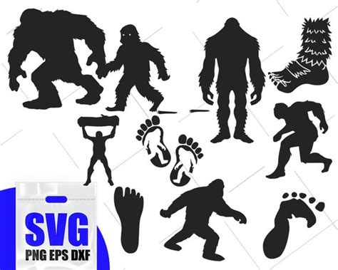 Sasquatch Silhouette Clip Art 10 Free Cliparts Download Images On