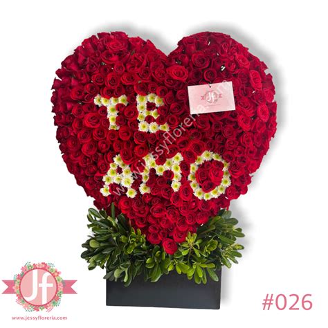 Corazón De Rosas Te Amo Envío Gratis Mismo Día 2 4 Hrs