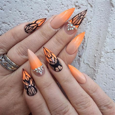 52 cool and stylish stiletto nails designs for 2019 page 22 of 51 nails blog
