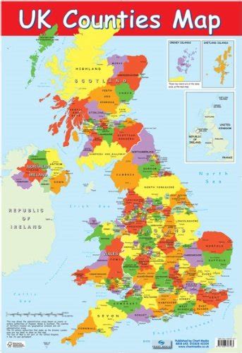 The counties of england are areas used for different purposes, which include administrative, geographical, cultural and political demarcation. Map of England: Amazon.co.uk