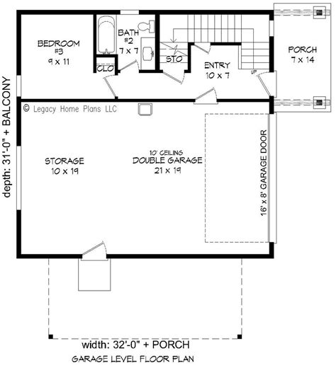 Modern Style House Plan 3 Beds 2 Baths 1509 Sqft Plan 932 42