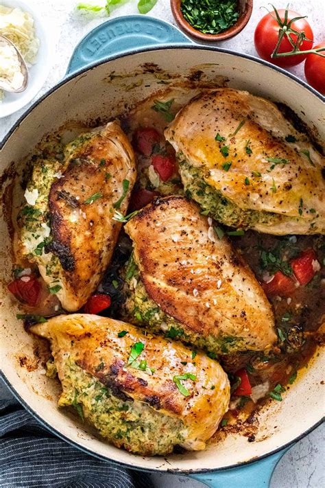 Outside of the united states and canada, it is known as a three bird roast. Stuffed Chicken Breast with Sun-dried Tomatoes - Jessica Gavin