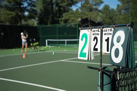 Even beginners can play a fun and active game of tennis! Scoring in Tennis