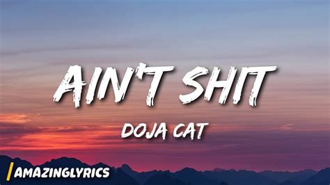 Doja Cat Aint Shit Lyrics Youtube