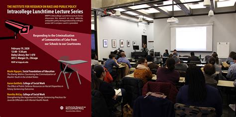Lunchtime Lecture Series Institute For Research On Race And Public