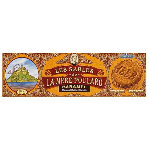 La Mere Poulard French Caramel Sable Cookies 44 Oz 125 G