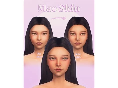 Mae Skin Overlay By Miiko Sims 4 Skin Overlays