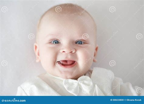 Bebé Niño Niño Niño Cara Sonriente Del Bebé Bebé Que Sonríe Cara