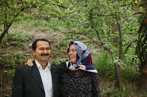 Middle Aged Turkish Couple Show Happiness And Affection By Stocksy