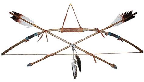 Native American Indian Bows And Arrows Arrowheads