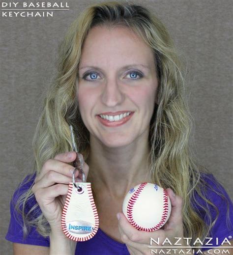 diy free pattern tutorial baseball keychain base ball key chain made from a real baseball with
