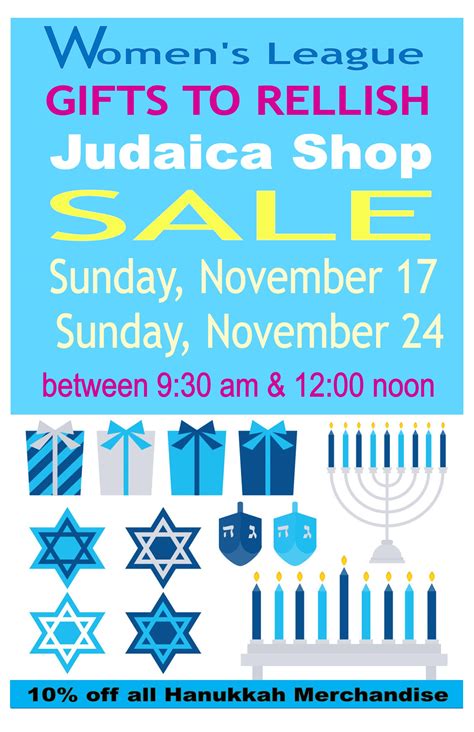 Judaica Shop Sale - Event - Edmonton Beth Shalom Congregation