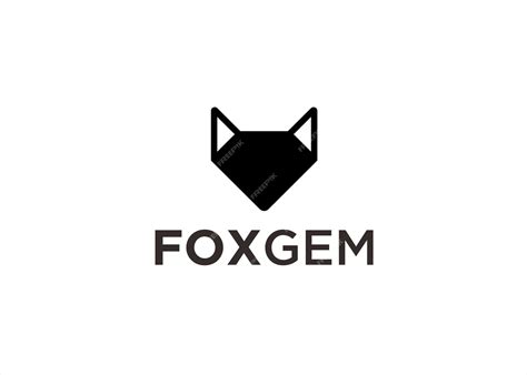 Premium Vector Diamond Fox Logo Design Vector Illustration