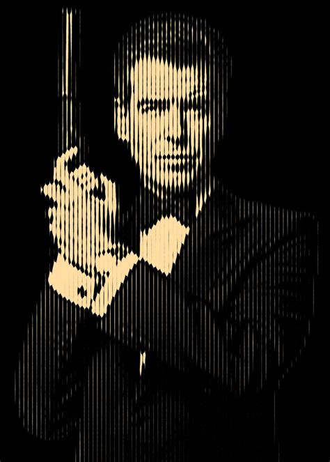 Pierce Brosnan James Bond Poster Picture Metal Print Paint By Most