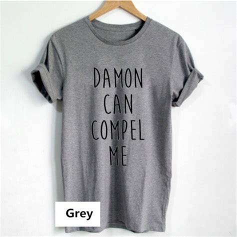 Damon Salvatore Shirt The Vampire Diaries Shirt Damon Can Compel Me T