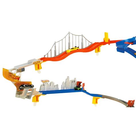 The race track set allows your kid to experience play from eye level, which is an entirely unique perspective. Hot Wheels Wall Tracks Review | toy buzz