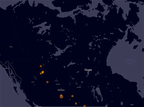 Large Methane Cloud Detected Over Prolific Canadian Gas Basin