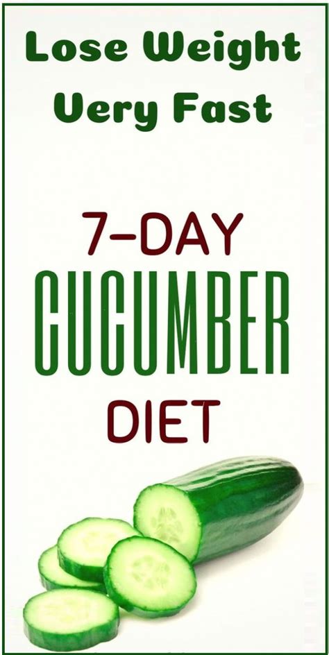 7 Day Cucumber Diet Without Workout Planthat Drops Pounds Very Fast