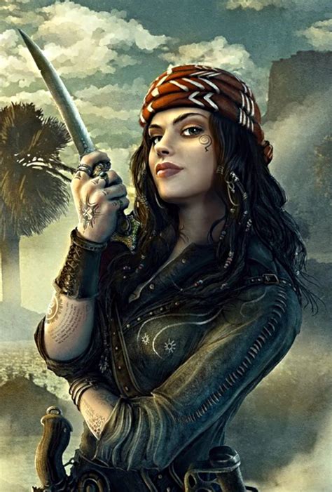 Rogue Dandd Character Dump Mulheres Piratas Arte Com Personagens