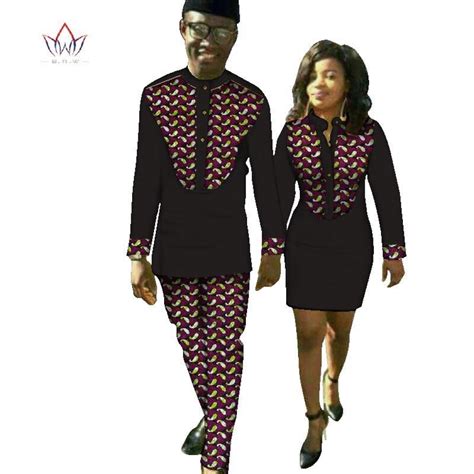 New Lovers Womens Mens African Clothing Two Sets Matching Couples African Clothes long Sleeve ...