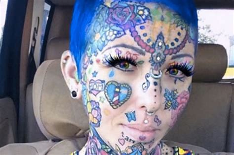 Milf 44 With Hundreds Of Tattoos Including On Her Face Reveals Her Ink Online Daily Star