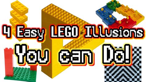 4 Insane Lego Illusions That You Can Build Youtube