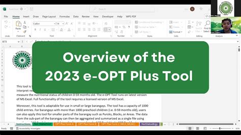 Overview Of The 2023 E Opt Plus Tool Youtube