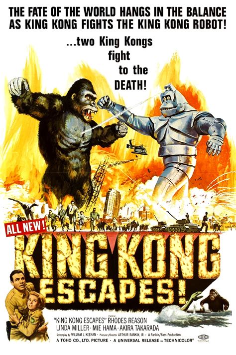 King Kong Escapes 1967 Posters — The Movie Database Tmdb