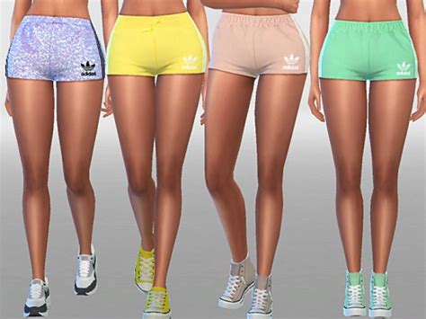 The Sims Resource Sporty Shorts Pack 025 By Pinkzombiecupcakes Sims